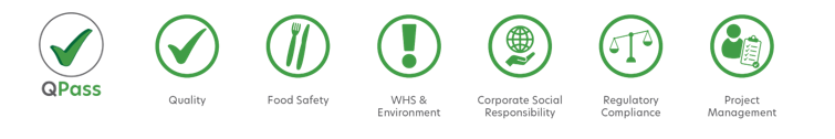 logobanner Quality, Food Safety, WHS and Environment, Corporate Social Responsibility, Regulatory Compliance, Project Management